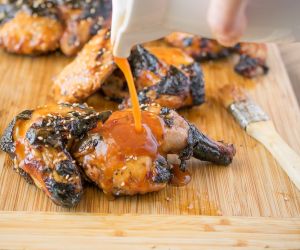 Asian grilled Cornish hens