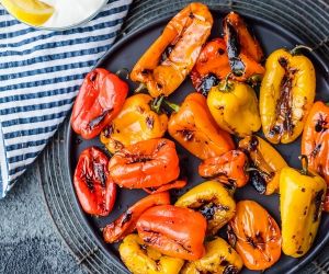 Blistered Sweet Peppers