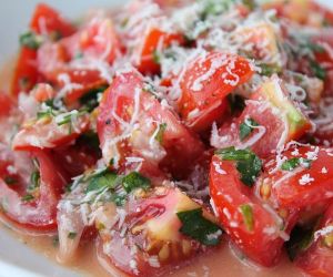 Parmesan Ranch Tomato Salad