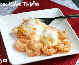 CREAMY BAKED TORTELLINI