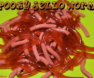 Spooky Jello Worms