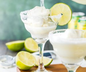 Margarita Ice Cream Floats