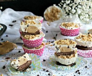 NO BAKE PEANUT BUTTER COOKIE DOUGH CUPS