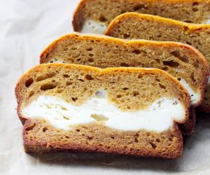 Cream Cheese Filled Pumpkin Bread