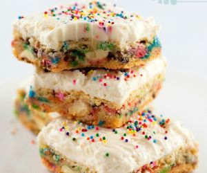 Cake Batter Bars