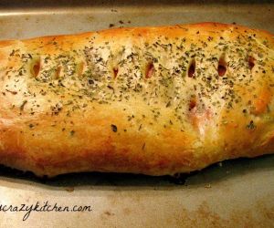 Ham and Cheese Crescent "Roll" Stromboli