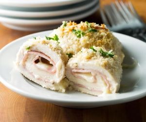 Chicken Cordon Bleu Roll-Ups