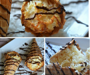 Coconut Macaroon Cones