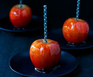 Orange Candy Apples