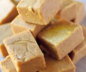 Peanut Butter Pumpkin Fudge