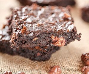 Dark Chocolate Crunch Brownies