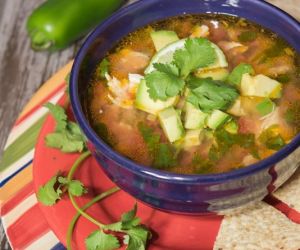 Avocado Lime Chicken Soup