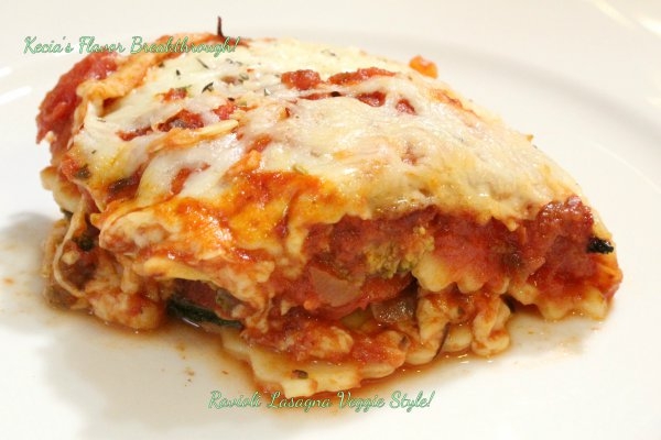 Ravioli Lasagna, Veggie Style!