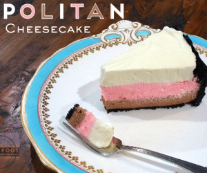 No-Bake Neapolitan Cheesecake Recipe