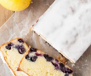 Lemon Blueberry Almond Loaf