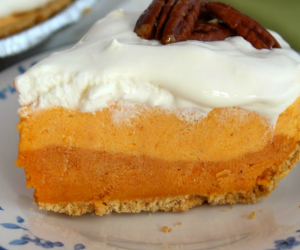 Triple Layer Pumpkin Spice Pie