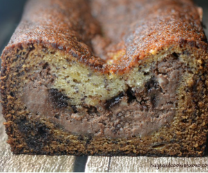 Chocolate Cheesecake Banana Bread