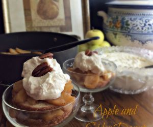 Apple and Cider Donut Shortcakes