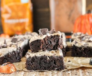 Pumpkin Spice Latte Brownies