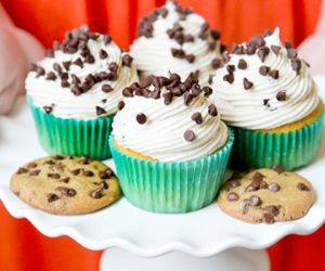 Chocolate Chip Cookie Dough Cupcakes