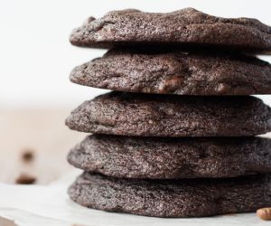 Dark Chocolate Espresso Cookies