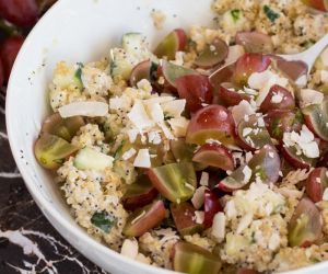 Grape Coconut Quinoa Salad