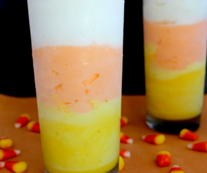 Candy Corn Milkshakes