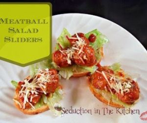 Meatball Salad Sliders