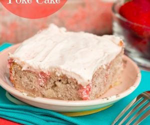 All Natural Cake Mix Strawberry Cake