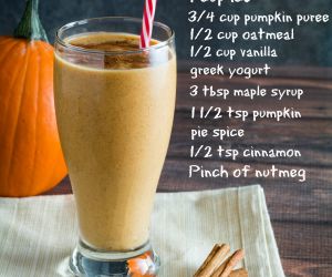 Breakfast Pumpkin Pie Smoothie Recipe