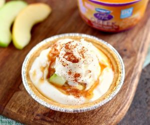 Mini Caramel Apple Yogurt Pies