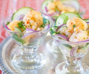 Shrimp Scampi Ceviche