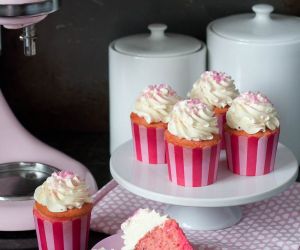 Pink Ombre Swirl Cupcakes