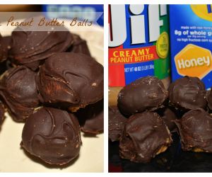 Simple Chocolate Peanut Butter Balls