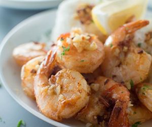 Hawaiian Garlic Shrimp