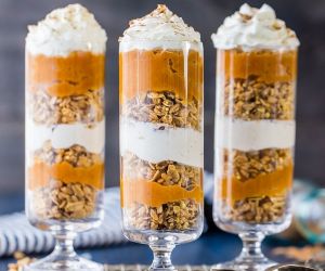 Cheesecake & Pumpkin Pie Parfaits