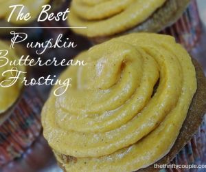 Best Pumpkin Buttercream Frosting