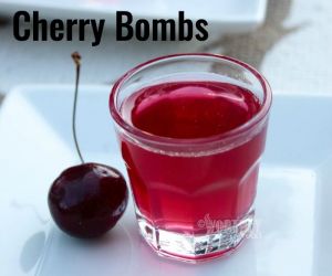 Tequila-Soaked Cherry Bombs