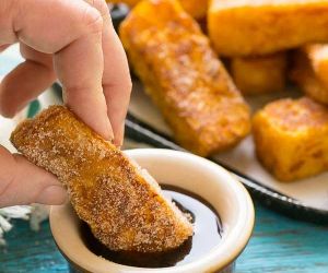 Pumpkin Churro French Toast Sticks