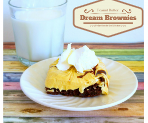 PEANUT BUTTER DREAM BROWNIES