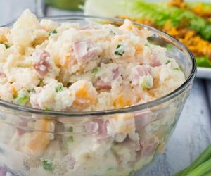 Ham and Cheese Loaded Potato Salad Recipe