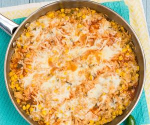Pantry Enchilada Chicken Skillet Dinner Recipe
