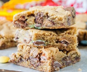 Candy Bar Cookie Bars