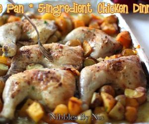 One Pan Five Ingredient Chicken Dinner