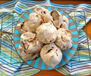 Chocolate Raspberry Meringues