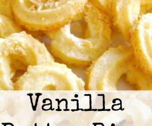 Vanilla Butter Ring Cookies