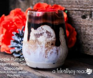 Apple Pumpkin Cream with Dark Chocolate