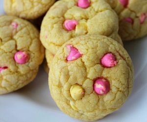 Lemon Cake Mix Cookies