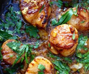 Garlic Scallops Recipe