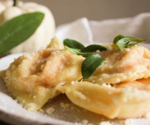 Creamy Squash Filled Ravioli